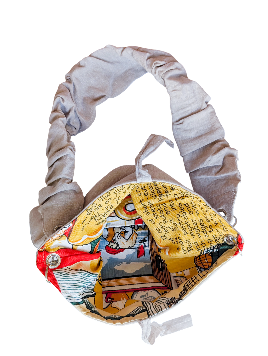 SCRUNCH BAG // oat