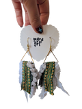 WYRD GRL EARRINGS // pennants