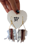 WYRD GRL EARRINGS // pennants