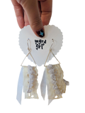 WYRD GRL EARRINGS // pennants