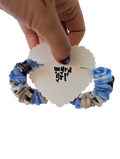 WYRD GRL EARRINGS // blue scrunch hoops