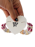 WYRD GRL EARRINGS // red scrunch hoops