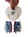 WYRD GRL EARRINGS // pennants