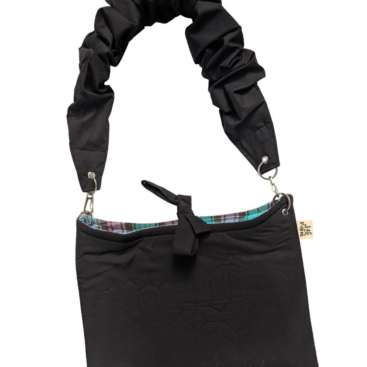 SCRUNCH BAG // black