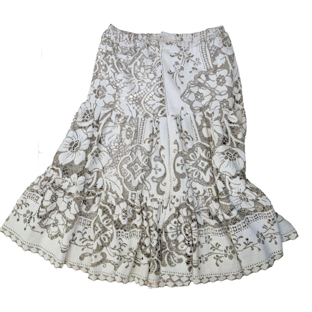 Tiered Midi Skirt