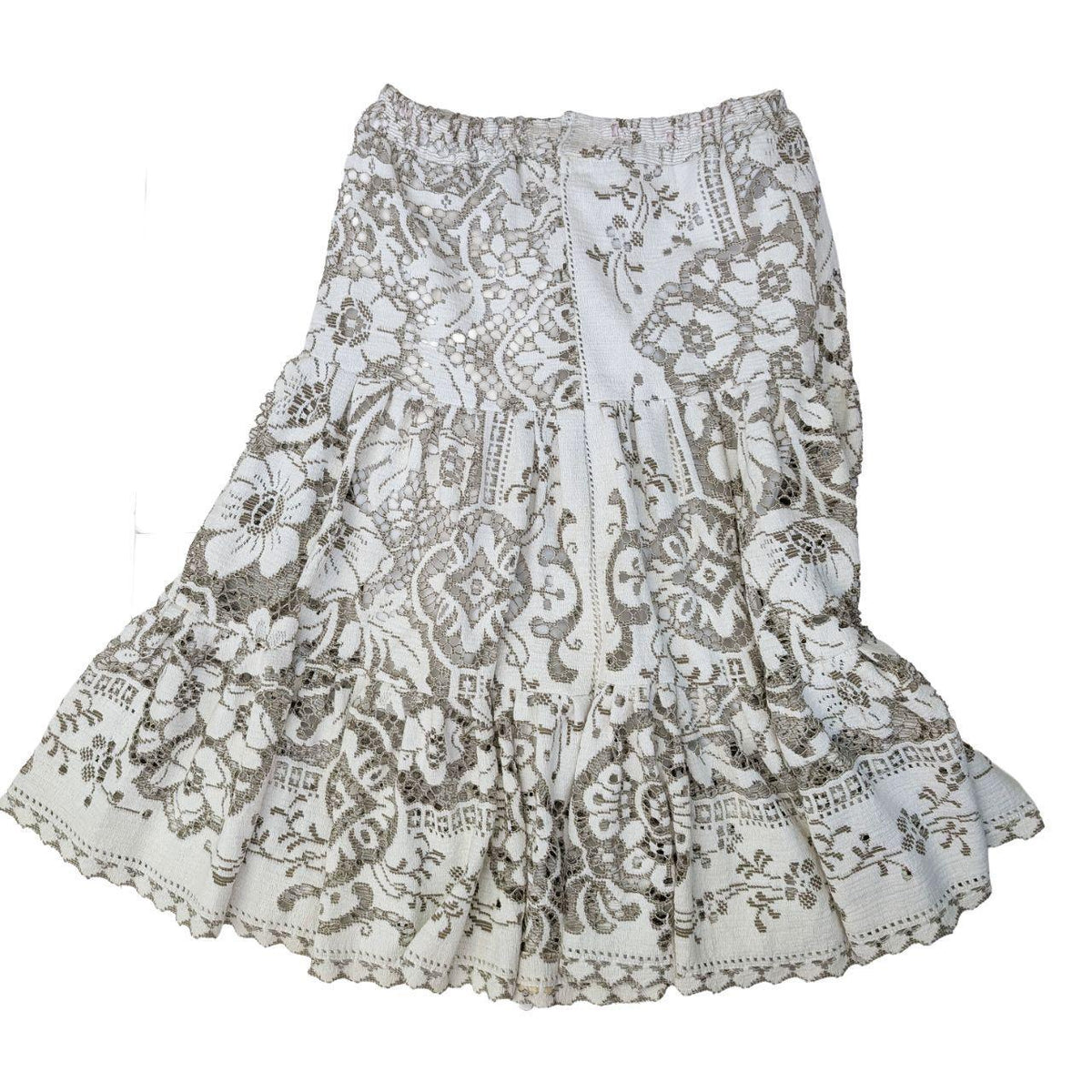 Tiered Midi Skirt