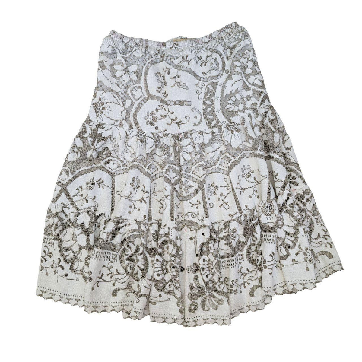Tiered Midi Skirt