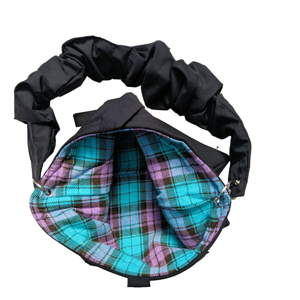 SCRUNCH BAG // black
